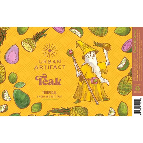 Urban Artifact Teak Tropical Fruit Tart