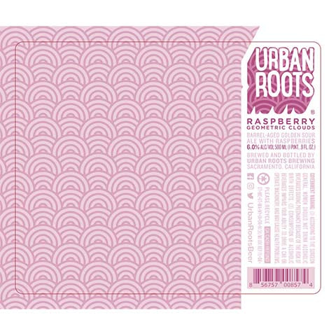 Urban Roots Raspberry Geometric Clouds Golden Sour Ale