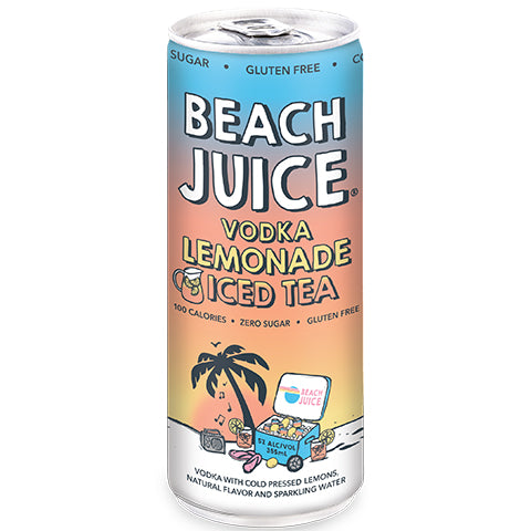 Beach Juice Vodka Lemonade Iced Tead