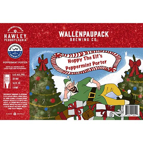 Wallenpaupack-Hoppy-The-Elfs-Peppermint-Porter-16OZ-CAN