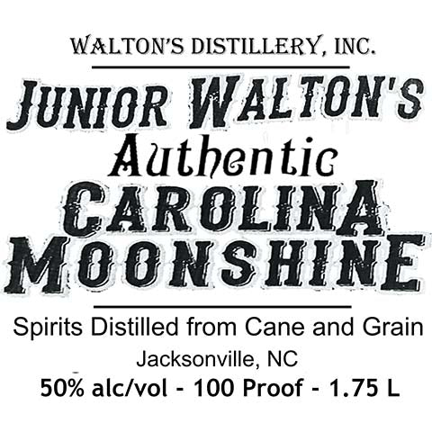 Walton's Junior Walton's Authentic Carolina Moonshine