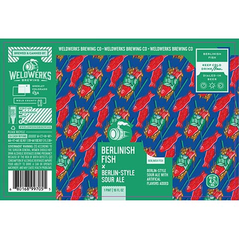 Weldwerks Berlinish Fish Berlin Sour Ale