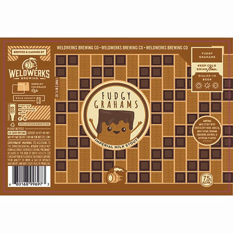 Weldwerks Fudgy Grahams Imperial Milk Stout