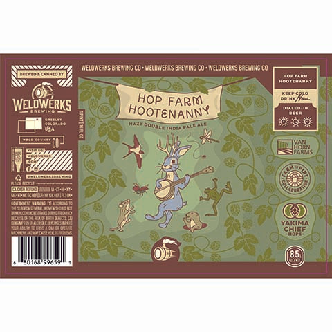 Weldwerks Hop Farm Hootenanny Hazy DIPA