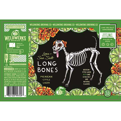 Weldwerks Lime Sea Salt Long Bones Mexican Lager