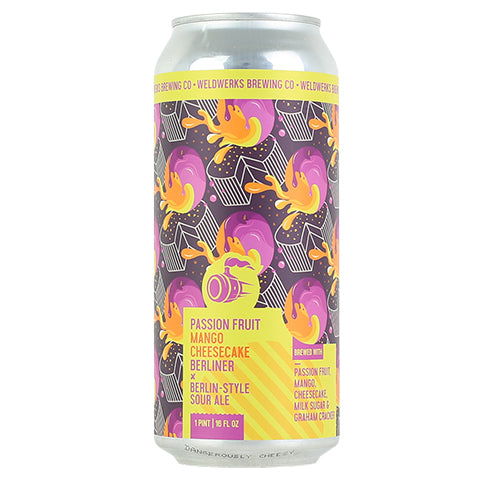 Weldwerks Passion Fruit Mango Cheesecake Berliner Sour Ale