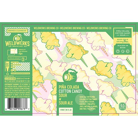 Weldwerks Pina Colada Cotton Candy Sour Ale