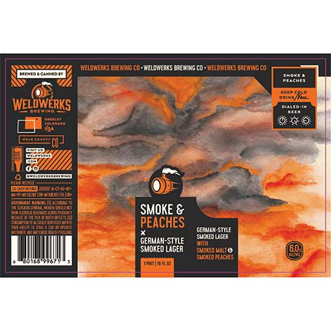 Weldwerks Smoke & Peaches Smoked Lager