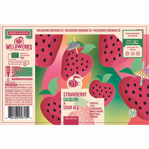 Weldwerks Strawberry Daiquiri Sour Ale