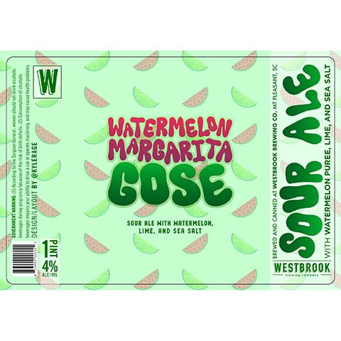 Westbrook Watermelon Margarita Gose Sour Ale