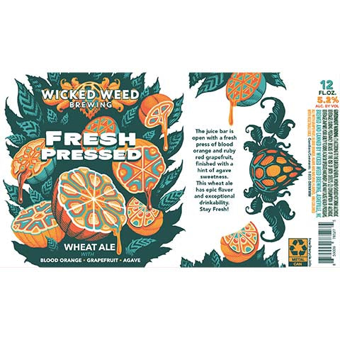Wicked Weed Fresh Pressed Wheat Ale