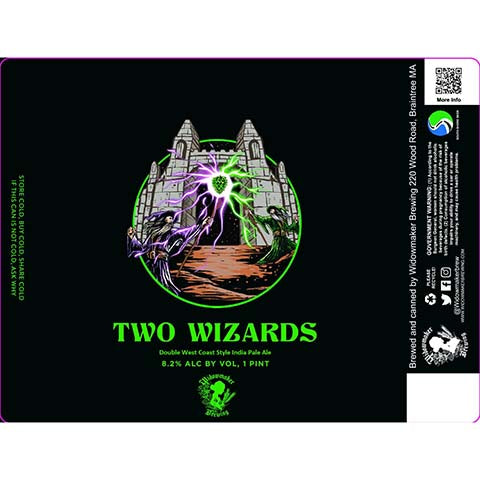 Widowmaker Two Wizards Double West Coast Style IPA