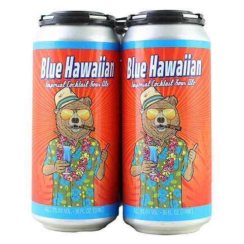 Wild Barrel Blue Hawaiian Sour Ale