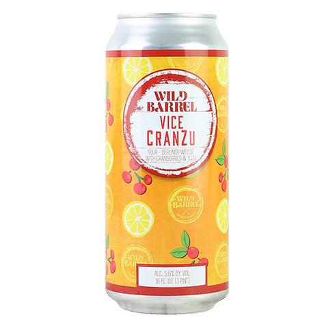 Wild Barrel San Diego Vice CranZu Sour Ale