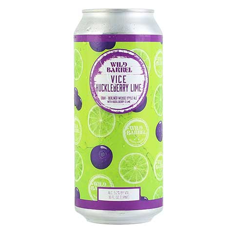 Wild Barrel Vice Huckleberry Lime Sour