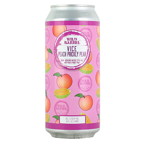 Wild Barrel Vice Peach Prickly Pear Sour