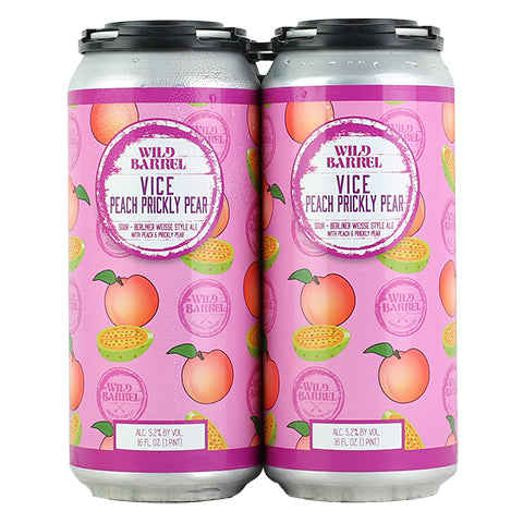 Wild Barrel Vice Peach Prickly Pear Sour