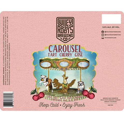Wiley Roots Carousel Tart Cherry Gose Sour Ale