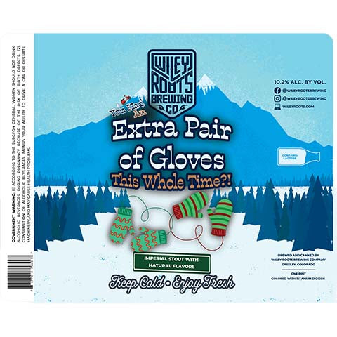 Wiley Roots Extra Pair of Gloves Stout