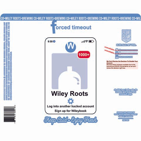 Wiley Roots Forced Timeout Double Hazy IPA