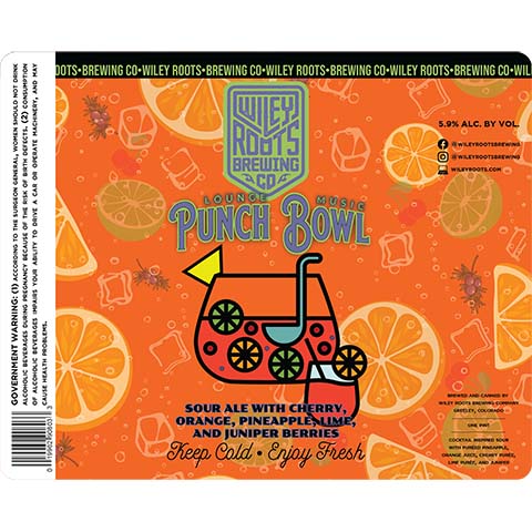 Wiley Roots Lounge Music Punch Bowl Sour Ale