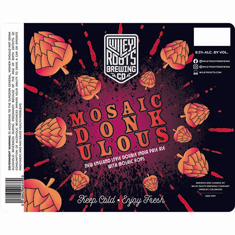 Wiley Roots Mosaic Donkulous New England DIPA