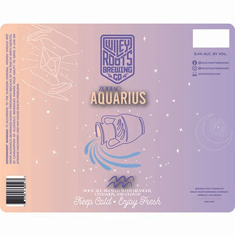 Wiley Roots Zodiac: Aquarius Sour Ale