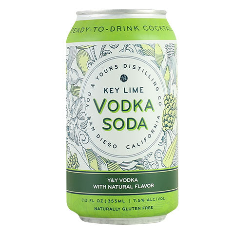 You & Yours Key Lime Vodka Soda