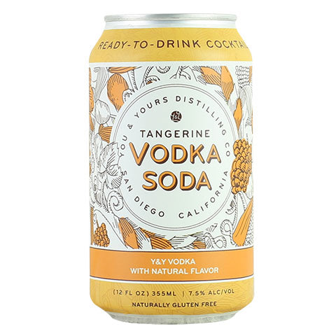 You & Yours Tangerine Vodka Soda