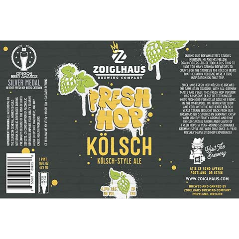Zoiglhaus Fresh Hop Kolsch Ale