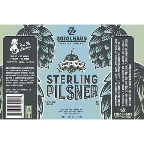 Zoiglhaus Fresh Hop Sterling Pilsner