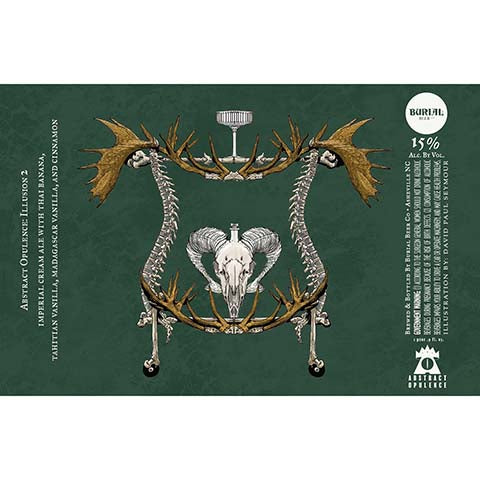 Burial Abstract Opulence: Illusion 2 Imperial Cream Ale