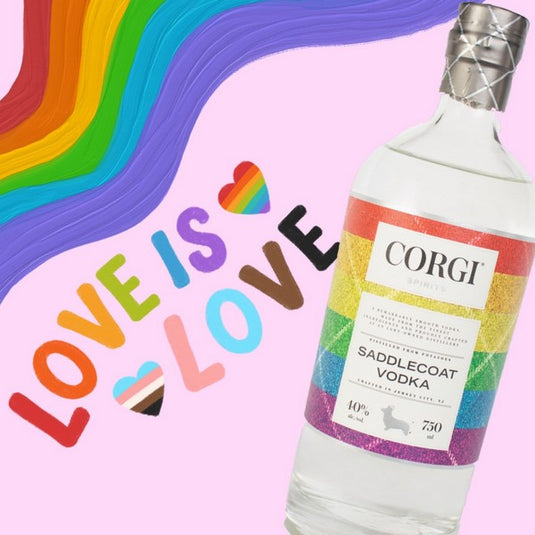 Corgi Spirits Saddlecoat Pride-Label Vodka