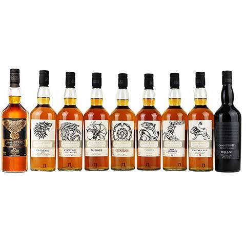 Game Of Thrones Nine Bottles Single Malt Scotch Whisky 9 Pack