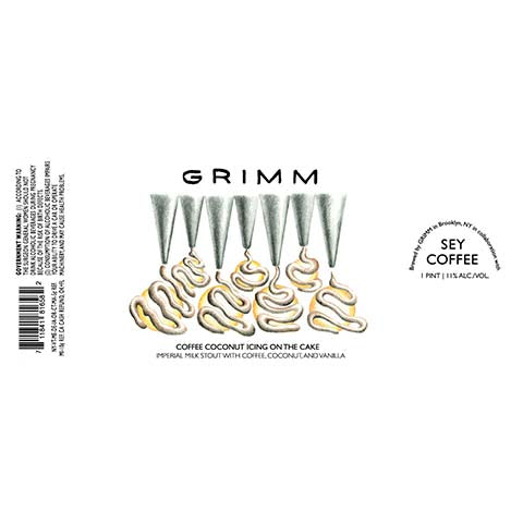 Grimm Coffee Coconut Icing On The Cake Stout